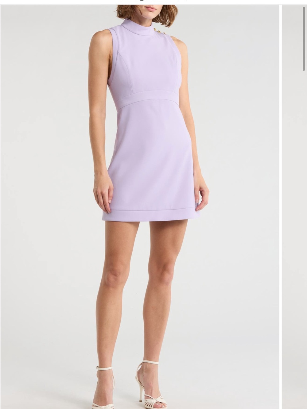 New! Alice + Olivia Victoria mock neck Shift Dress